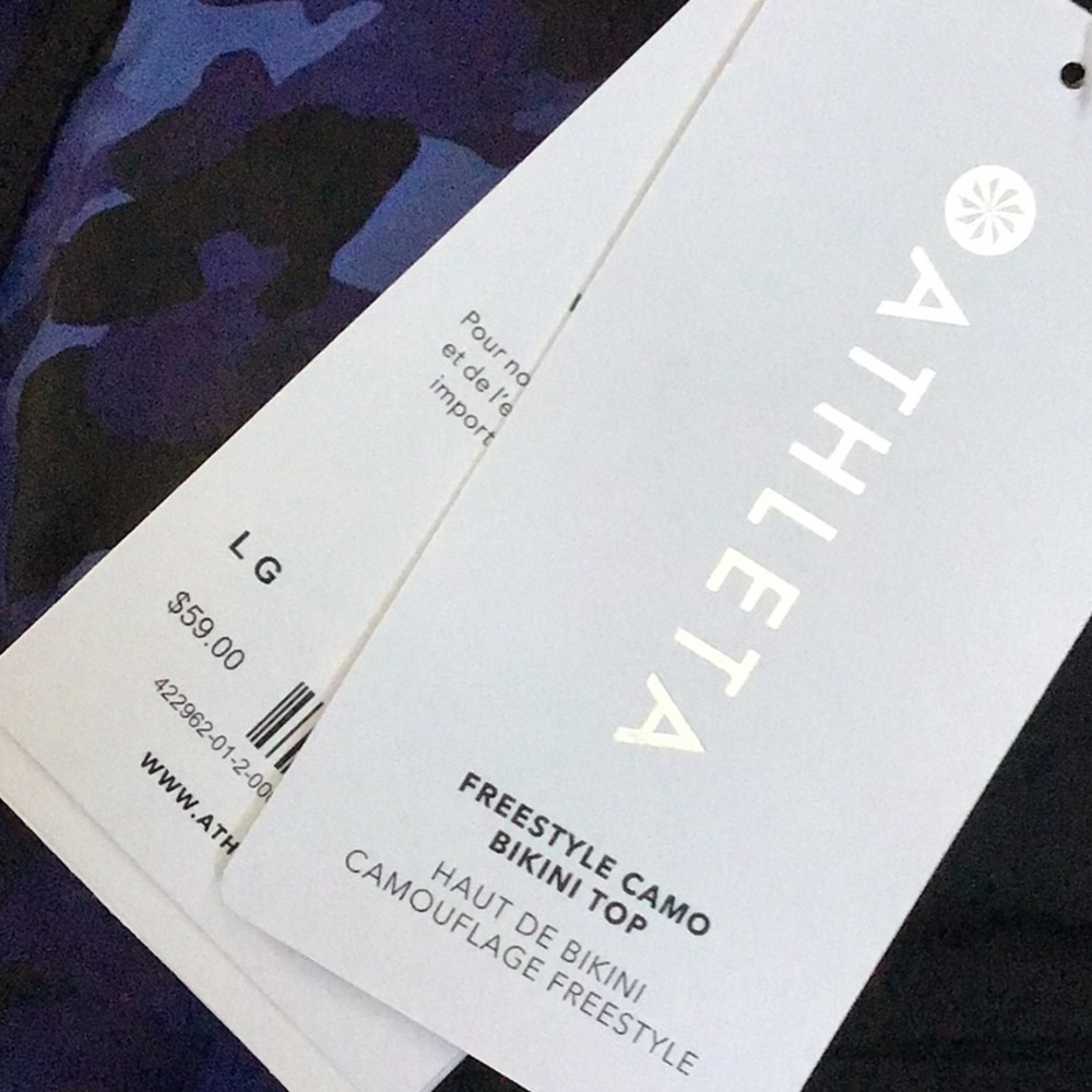 Athleta Freestyle Camo Bikini Top - Picture 6 of 7